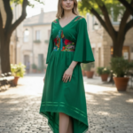 VESTIDO NABANI VERDE UNITALLA