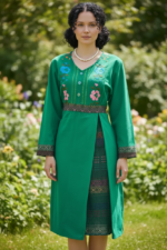 VESTIDO TABATA VERDE UNITALLA