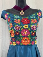 VESTIDO NICTE  C. AZUL TIFFANY T. GDE - Imagen 2
