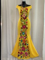 VESTIDO EDITH C. AMARILLO T.CH - Imagen 3