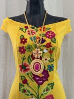 VESTIDO EDITH C. AMARILLO T.CH - Imagen 2
