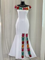 VESTIDO LUCIA C. BLANCO T. CH/MED - Imagen 3