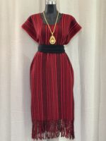 HUIPIL MAR C, ROJO/NEGRO UNITALLA - Imagen 3