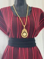 HUIPIL MAR C, ROJO/NEGRO UNITALLA - Imagen 2