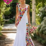 VESTIDO CUCHILLAS C. BLANCO T.GDE