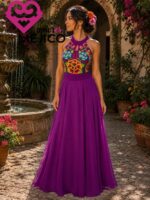 VESTIDO HILLARY C, BUGAMBILIA T,GDE