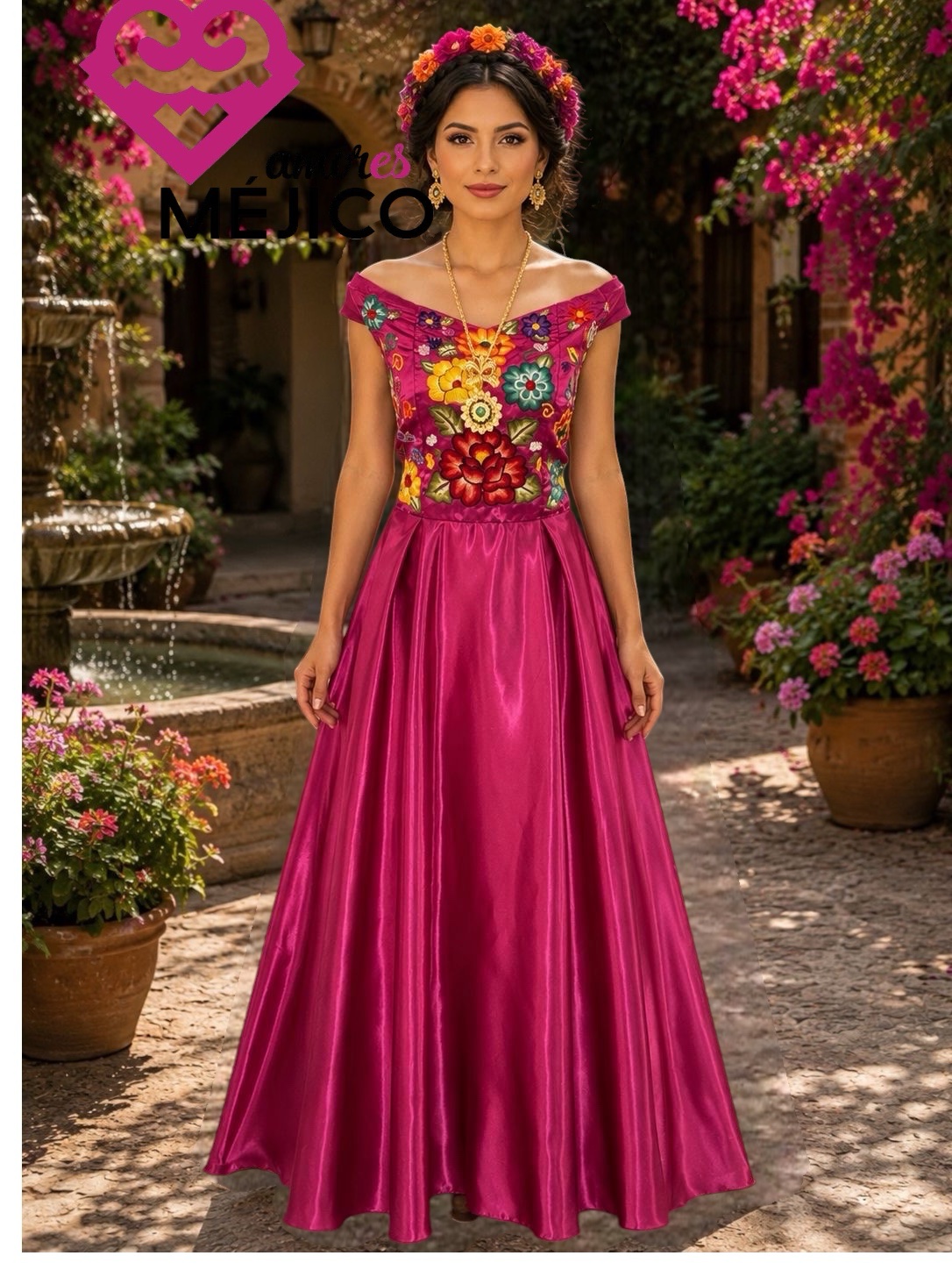 photoroom_20260712_193258 VESTIDO NORA C. FRESA T.GDE - Imagen 1
