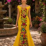 VESTIDO EDITH C. AMARILLO T.CH