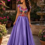 VESTIDO NICTE LILA T.GDE